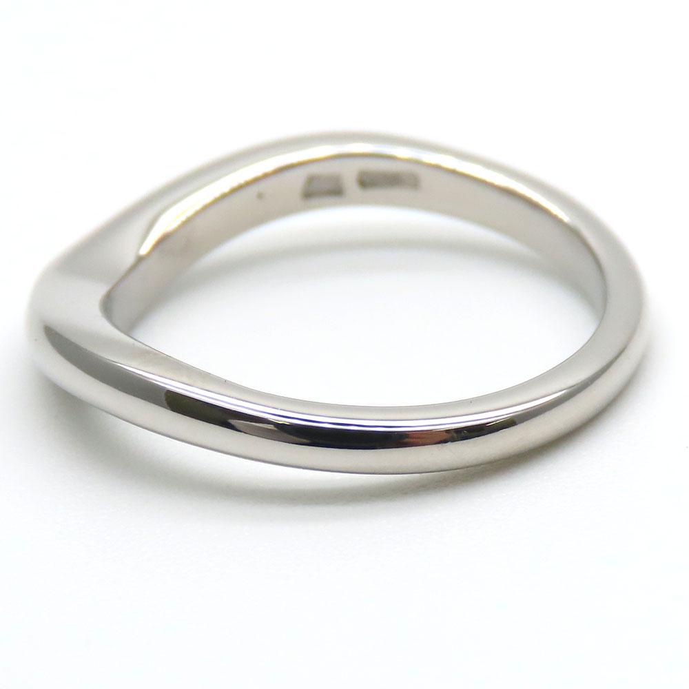Used BVLGARI Ring Corona EU#47 Pt950Platinum 3.8g Platinum Jewelry