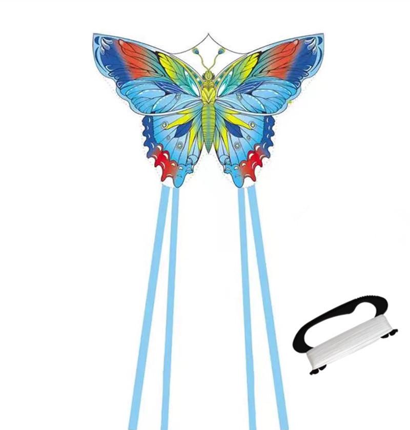 Colorful Wings Butterfly Kite: Easy-Fly Light Breeze for Adults & Kids - High-Grade Delta Design