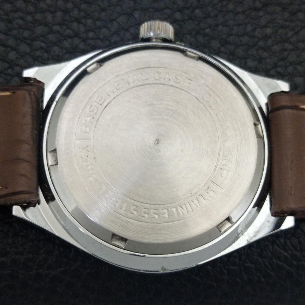 HAND-WINDING VINTAGE SIMPLON SWISS MENS REFURBISHED PEACH DIAL WATCH A704617-1