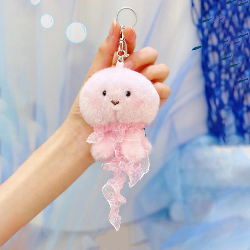 Creative New Ocean Family Pressing Bb Called Decompression Aquarium Small Animal Plush Pendant Backpack Keychain Friend Gift