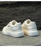 Women's 2024 Spring Magnetic Vibration Massage Shoes - Casual, Thick-Soled, Versatile Sports Shoes In White with Plus Velvet