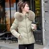 Autumn and winter new women's cotton-padded clothes short slim-fitting cotton-padded jackets cold-proof down cotton-padded jackets