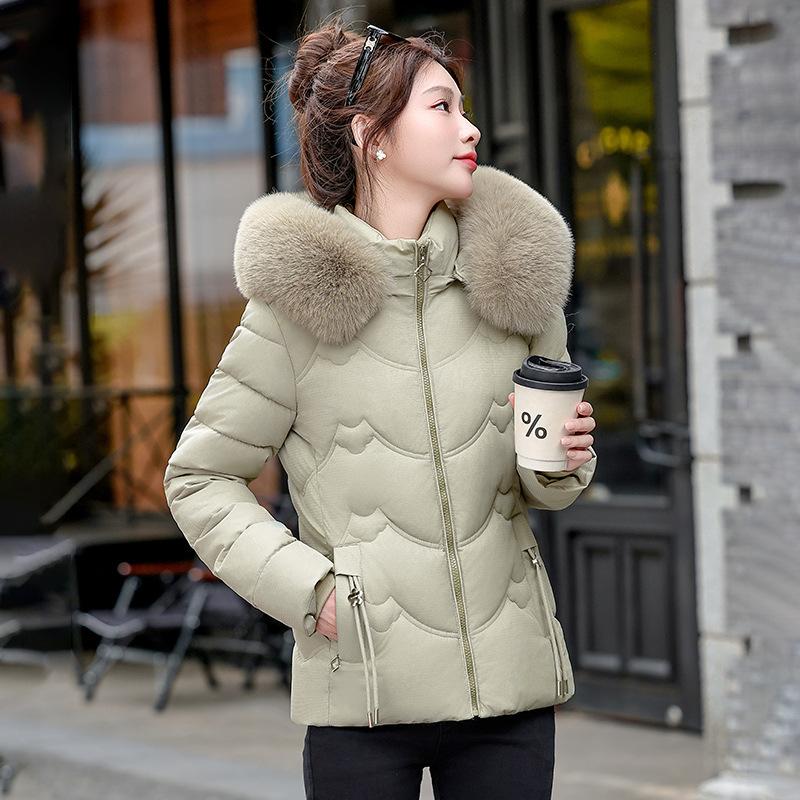 Autumn and winter new women's cotton-padded clothes short slim-fitting cotton-padded jackets cold-proof down cotton-padded jackets