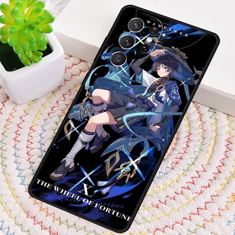 

Scaramouche Genshin Impact мягкий чехол для телефона для Samsung Galaxy note 10 pro S26 S25 S24 S23 S22 Ultra Plus S21 FE S20 Galaxy S21 Ultra 5G