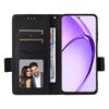 For Oppo A80 5G/A3 Pro (Global) 5G/K12x 5G (India)/A3x 5G (China) Case with Wrist Strap Litchi Texture PU Leather Wallet Phone Cover