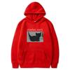 Playboi Carti Oversized Hip Hop Hoodie Cute Cat Print Autumn Winter Fleece Streetwear Tops