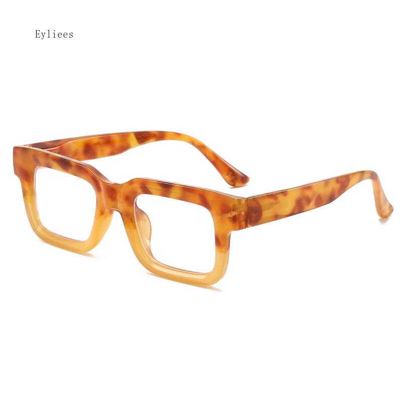 Luxury  Design Square Concave Frame Blue Light Women Farsightedness Reading Glasses Degrees 0 +1.5 +2.5 +3.5 +4.5 Eyeglass