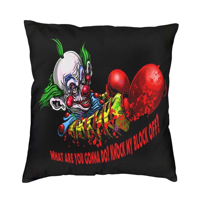 Horrorfilm Killer Clowns aus dem Weltall Kissenbezüge Heimdekoration Kawaii Outdoor Kissen Quadratischer Kissenbezug