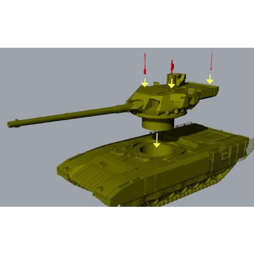 1/144 Russian T-14 Armata Main Battle Tank (fine detail) Resin Kit