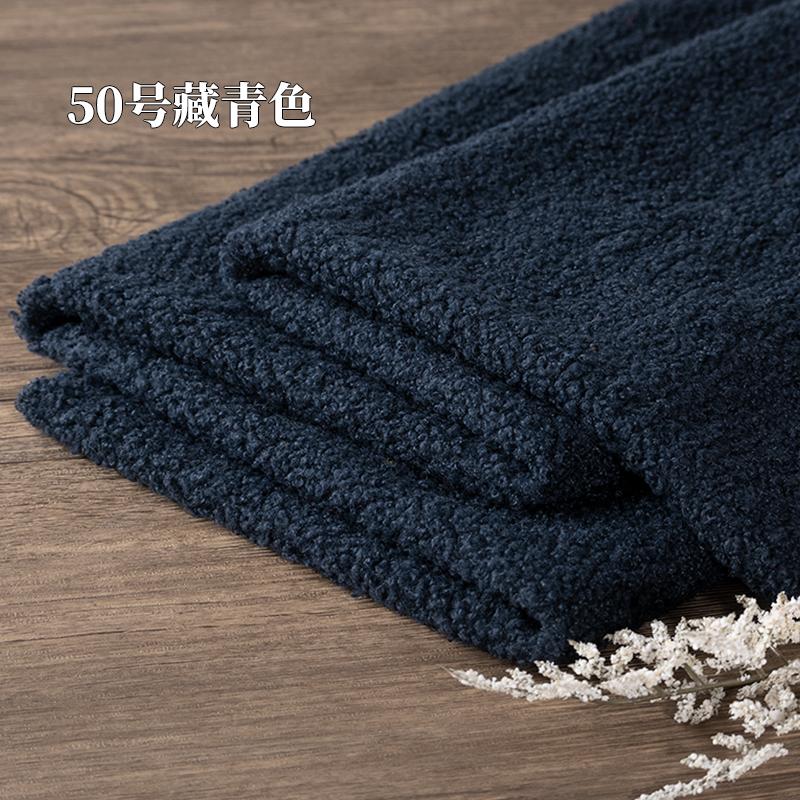 Teddy Plush Fabric Elasticity Soft By The Meter for Toys Pet Nest Cushion Handmade DIY Sewing Faux Lamb Fur Cloth Beige White