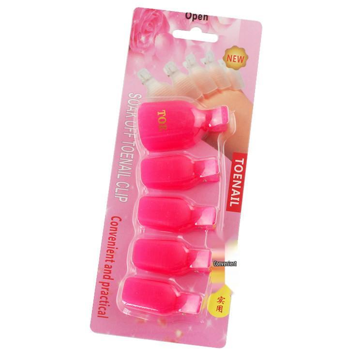 

Toe Nail Polish Remover Clips - Nail Art Tools for Easy Foot Nail Polish Removal