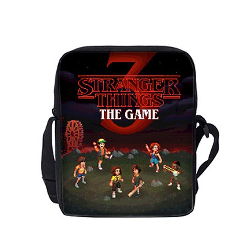 Στυλάτη Τσάντα Φαγητού Stranger Things Τσάντα Χιαστί Για Επιστροφή Στο Σχολείο