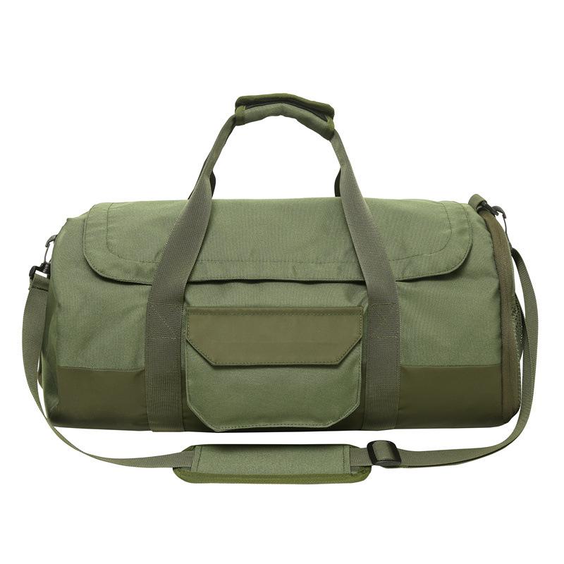 

Large-capacity wet and dry separation travel bag Men s and women s portable fitness bag Short business trip Lightweight sports bag Travel bag зелений