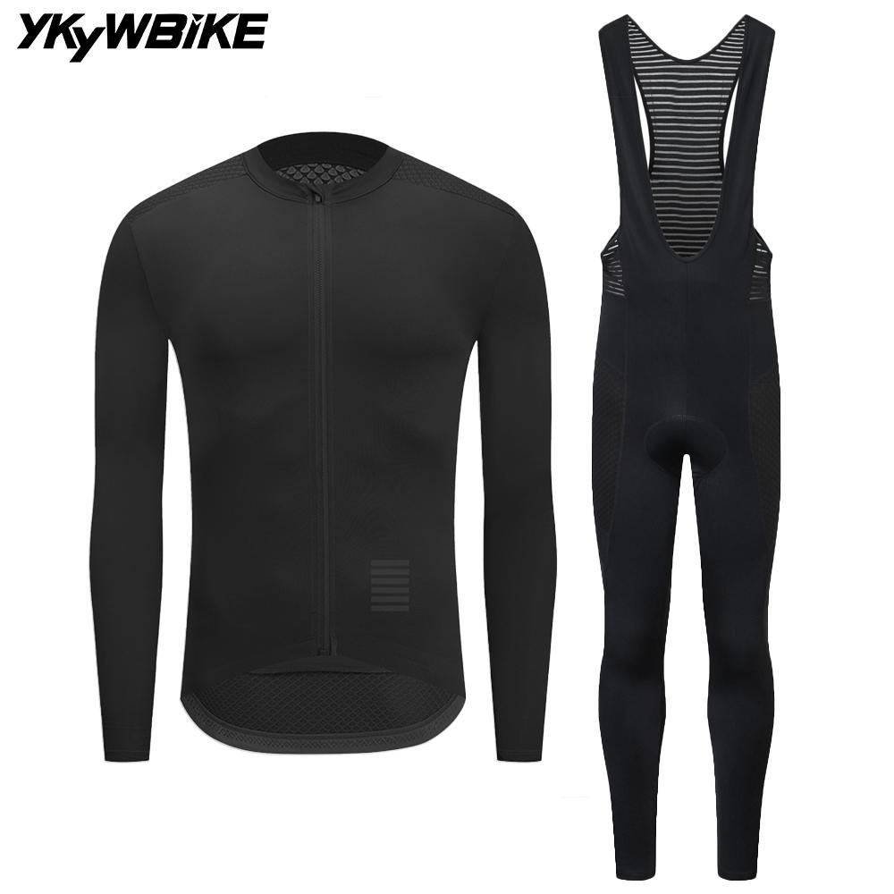 2026 Autumn Breathable  Men's Cycling Sets Long Sleeve Long Bib Pants  Bicycle Clothes Man Cycling Maillot Road Bike Kit Cycling Clothing