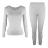 Seamless Warm Thermal Underwear Set 2 Piece Long John Top and Pant Womens Winter Autumn Under Layer Clothes