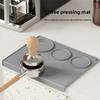 Coffee Tamper Pad Food Grade Silicone Thickened Barista Accessories Tool Pad Powder Hammer Holder