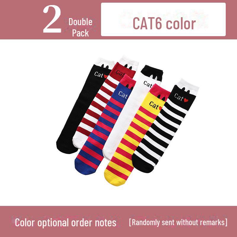 Șosete înalte până la genunchi pentru fete de primăvară și toamnă - șosete de vițel cu tub mijlociu pentru copii și bebeluși