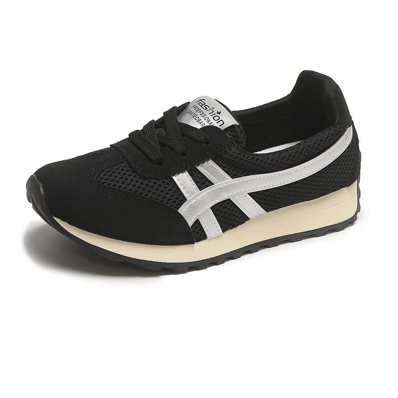 

2025 autumn new ins Korean version breathable little white shoes female students platform versatile casual sports board shoes JCF213 40 чёрный