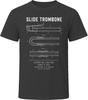 Slide Trombone Patent Blueprint Vintage Trombone Player Gift T Shirt