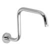 13in S Shape Shower Arm American Stainless Steel Shower Head Riser Extension Bracket Bathroom