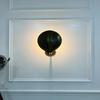 38.1 Cm Handmade Brass Disk Wall Sconce Mid Century Modern Light Fixture Home Decor