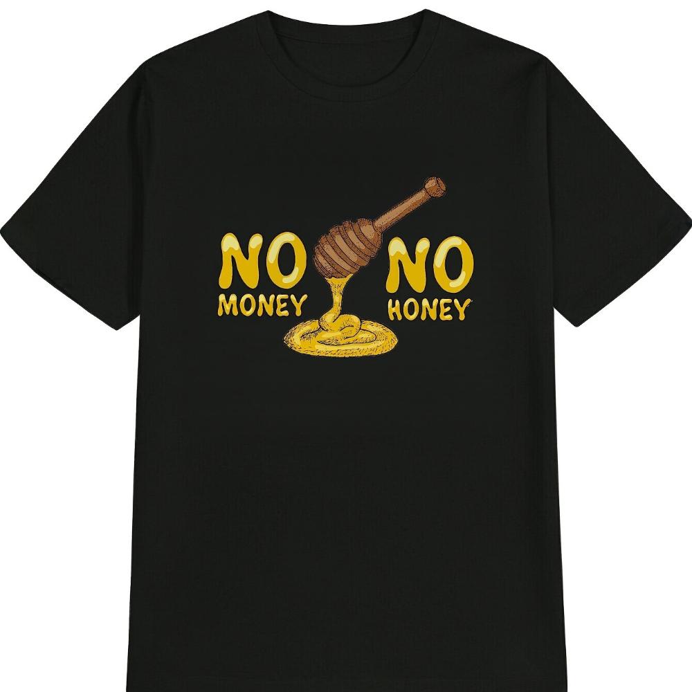No Money Honey Graphic T-shirt L