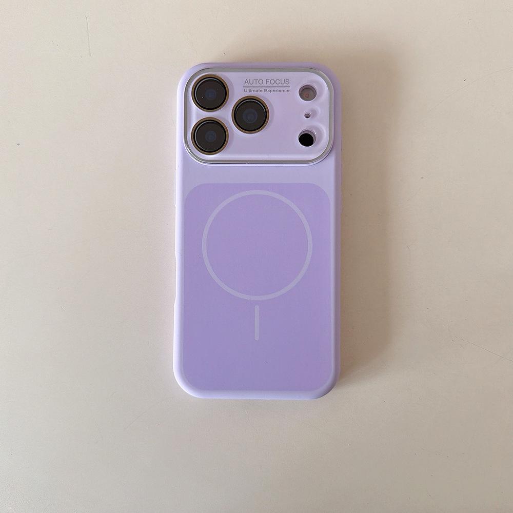 High-End Magnetic Window Case for iPhone 17 Pro Max - Contrasting Colors for Apple 16/15 Models
