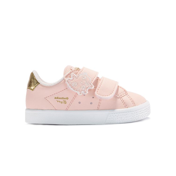 Onitsuka Tiger Lawnship Synthetic Leather Wear-Resistant Warm Low-Top Walking Shoes Baby sneaker Pink 1184A038-700