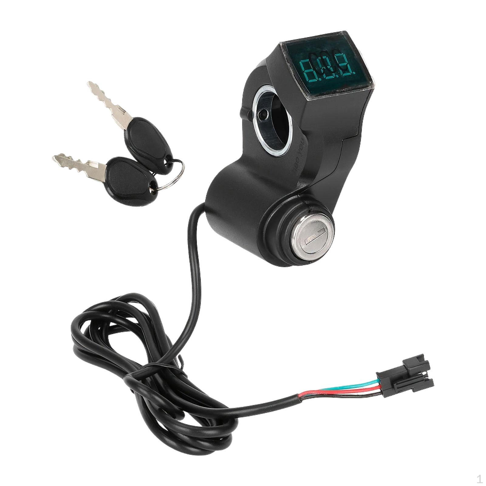 

Electric Lock Mobility Spare Start Ignition Switch Easily Installation Accessory Dustproof Reliable