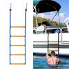 Portable Marine Boarding Rope Ladder Outdoor 5 Step Boat Rope Ladder Durable