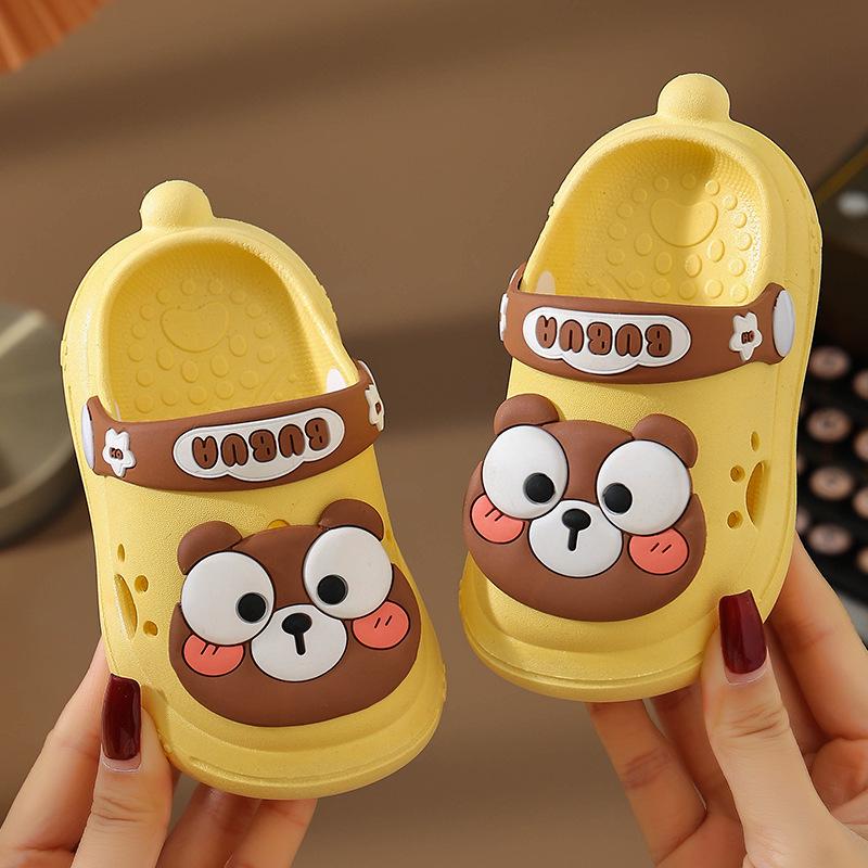 Girls' and Toddlers' Summer Cartoon Slippers – Soft, Non-Slip Indoor Shoes