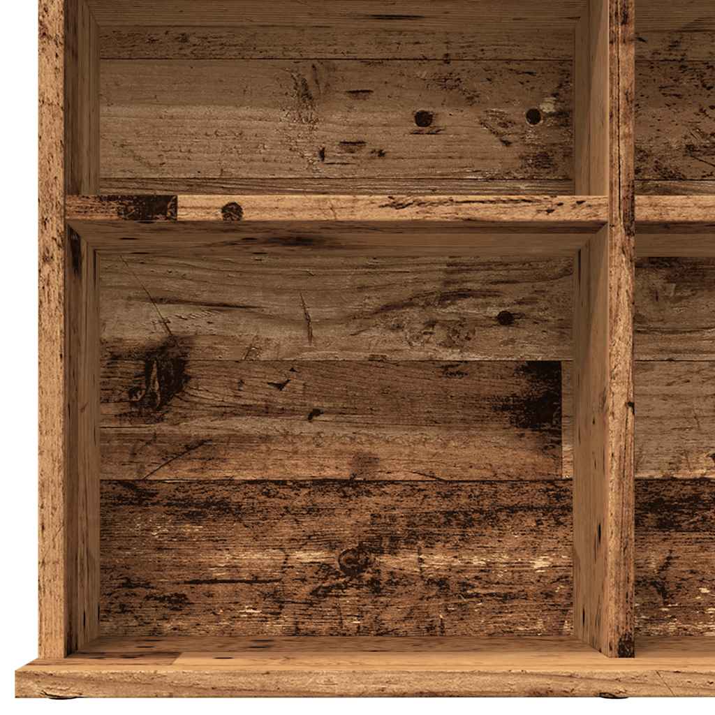 Vidaxl CD Storage Cabinet, Old Wood, Wood-Based Material