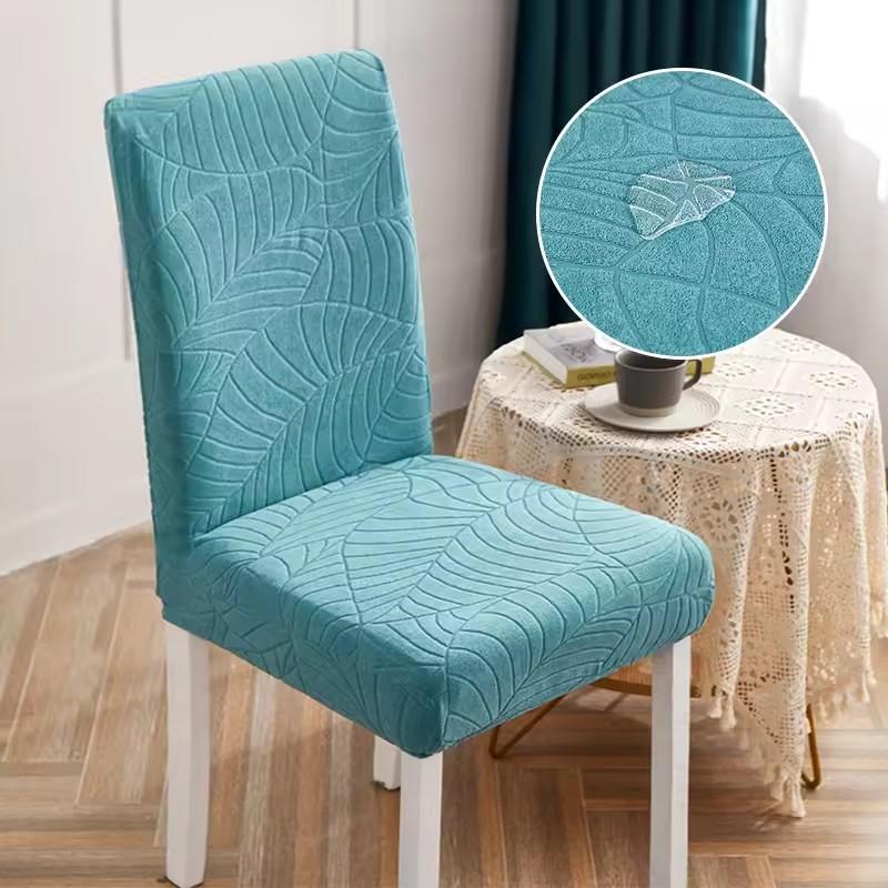 

1 шт. Современный эластичный водонепроницаемый эластичный чехол на стул, накидка для защиты дома, столовой 1PC синий