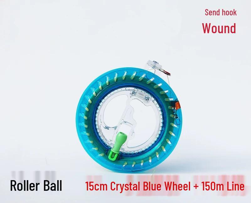 Weifang Crystalowy Kołowrotek do Latawca z Samoblokującym Kołem dla Dorosłych i Dzieci - Puste Wzornictwo Narzędzie do Puszczania Latawca