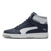 Puma Rebound Round Toe Lace-Up Fabric Synthetic Leather Shock Absorbing Non-Slip Wear-Resistant High-Top Basketball Shoes Unisex Sneakers 369573-16