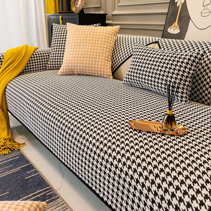 

Современный кожаный чехол для дивана, универсальный высококачественный чехол для дивана-полотенца, чехол для кресла, защита для мебели, нескользящий всесезонный чехол 70x70cm 1pcs