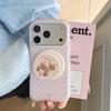 Cute Cartoon Deer Floral Magnetic Stand Case for iPhone 17 Pro Max/16/15/14