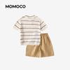 MOMOCO Boys' Casual Two-Piece Summer Set
