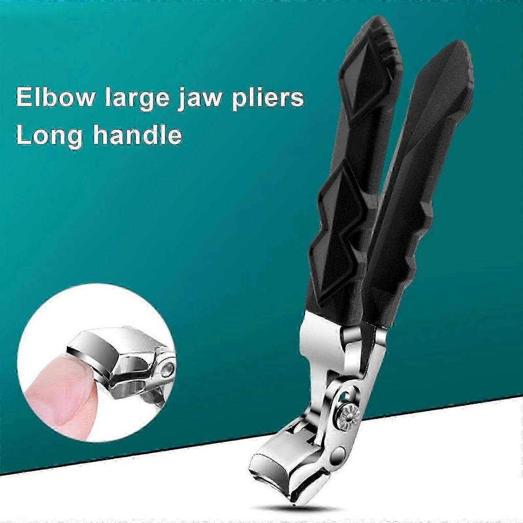 Cumuul ClipMaster Pro, Ergonomischer angewinkelter Kopf Senior Zehennagelknipser, 50% Angebot