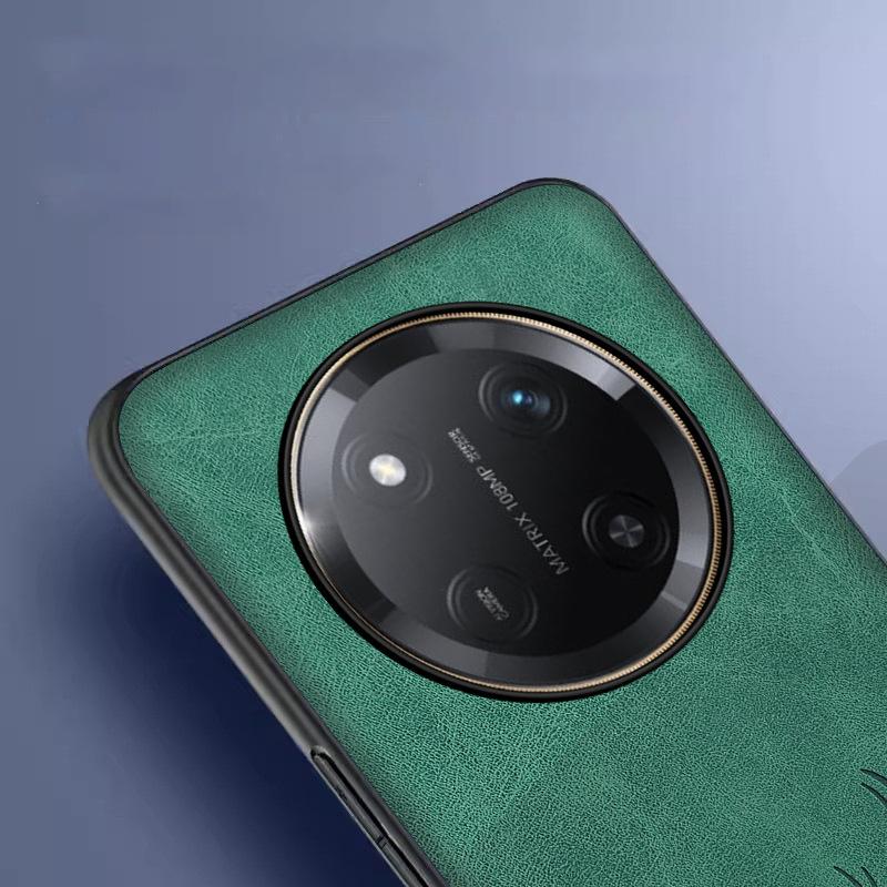 Für Honor X60 Pro Leder Stoßfest Telefon Fall Für Honor X60i X50 GT Cartoon Elch Hirschkopf Schutzhülle Für Honor X50 x60 Pro X50i Plus Fundas