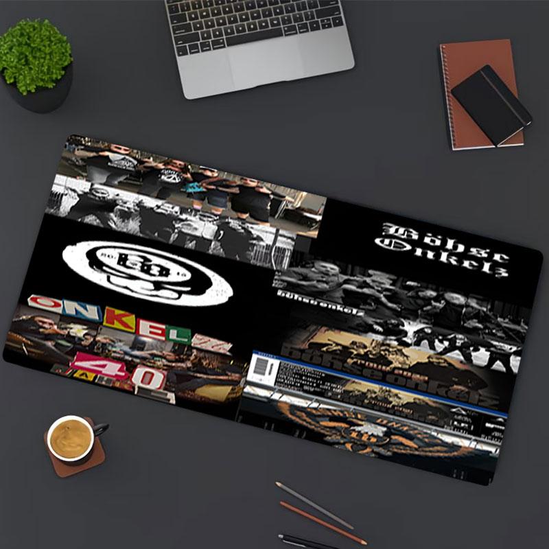 Bohse Onkelz Print Mouse Pad, for Keyboard Pad Laptop PC Mat for Office Home Use, Desk Decor, Perfect Birthday Gift for Gamers