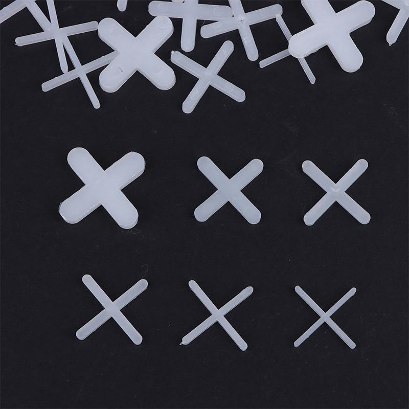 500Pcs 1/1.5/2/2.5/3/5/Mm Plastic Cross Ceramic Tile Leveling System Clips Spacer Ceramic Floor Construction Tools