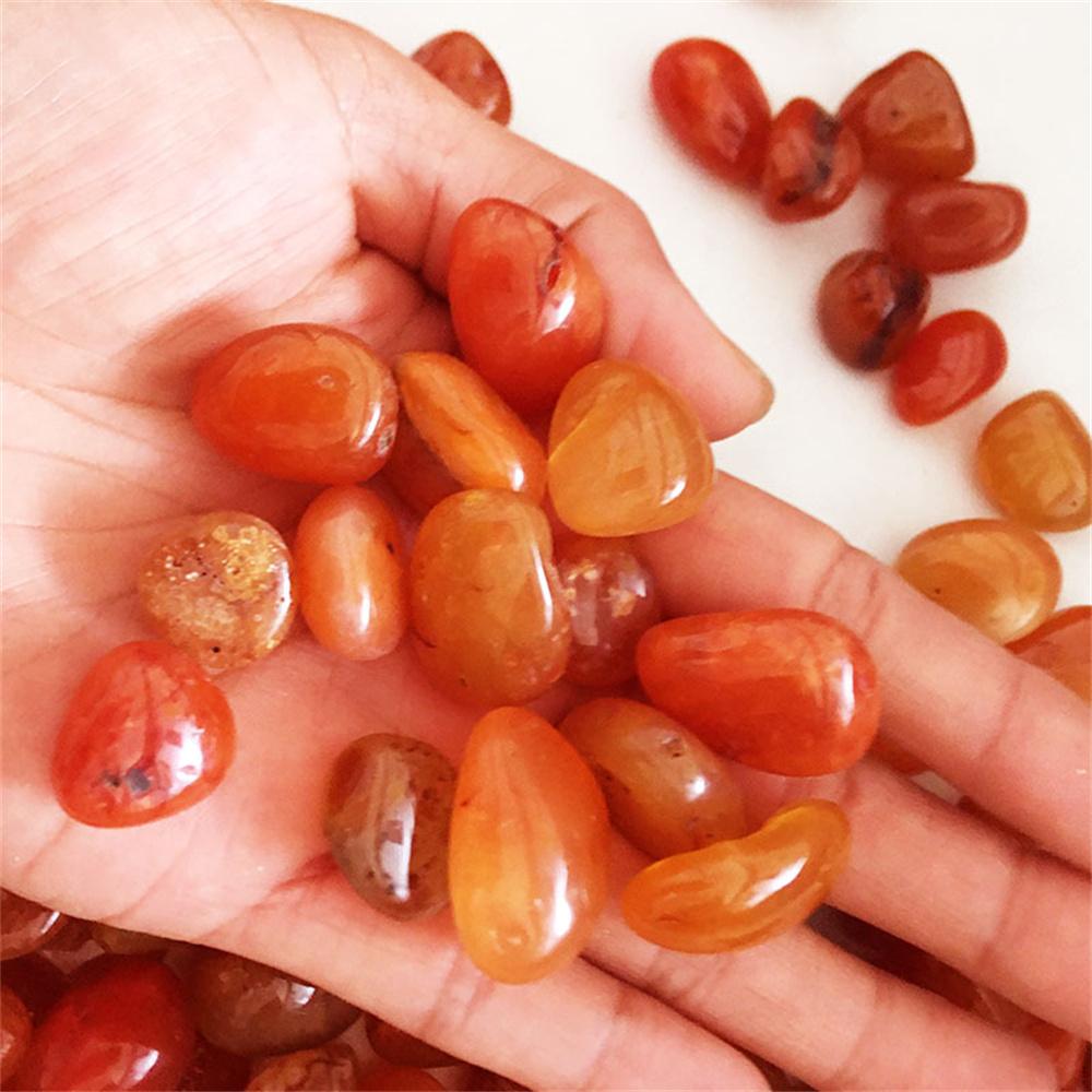 Natural Irregular Carnelian Rough Red Agate Raw Crushed Stone Healing Crystals Quartz Mineral Mozambique Craft Decor Accessories 50g