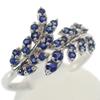 no brand  #14(JP Size) ring blue K18 white gold Women