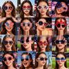 American Flag Peace Sign Glasses - Cross-Border Party & World Cup Decoration for Independence Day