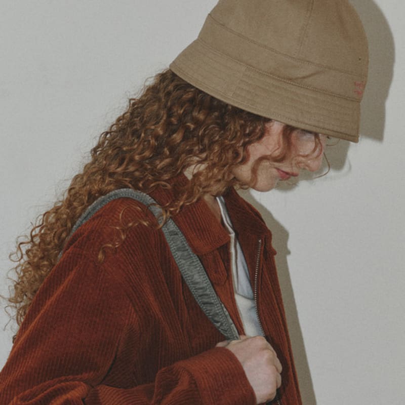 maison creme Lovers Bucket hat_Beige