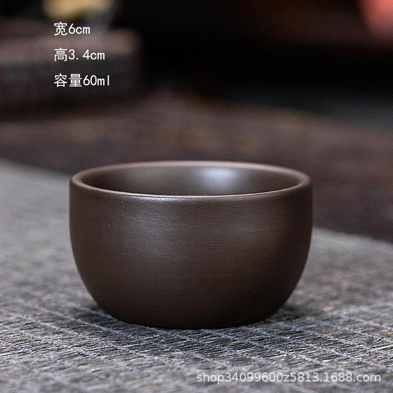 Purple mud purple sand kung fu teacup small tea bowl personal exclusive master cup single cup tea cup single tea cup can be determined