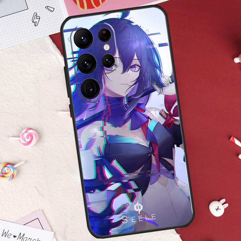 Seele Honkai Star Rail Case For Samsung Galaxy S24 FE S20 FE S21 S22 S23 S25 S26 Ultra S10 Plus S25 FE Cover Shell