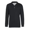 Men's Casual Style Solid Color Loose  Shirt Long-sleeved Top