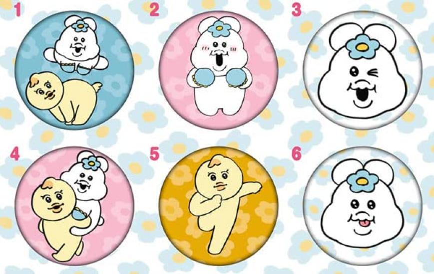 

Npocham Sparkling Can Badge Collection 6 pieces BOX